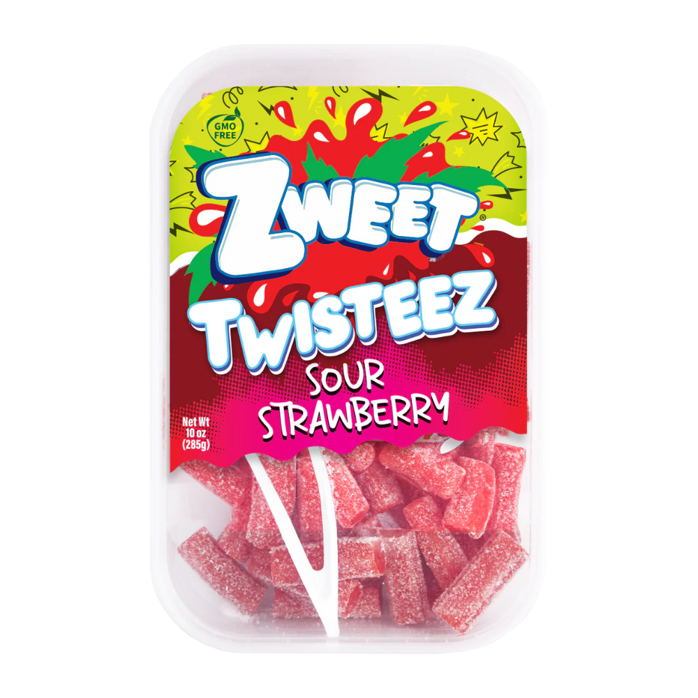 ZWEET TWISTEEZ SOUR STRAWBERRY 285g