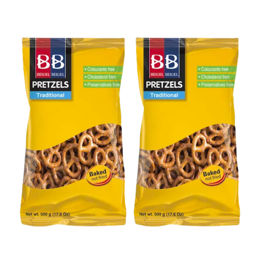 Beigel & Beigel Traditional Pretzels 500g x 2