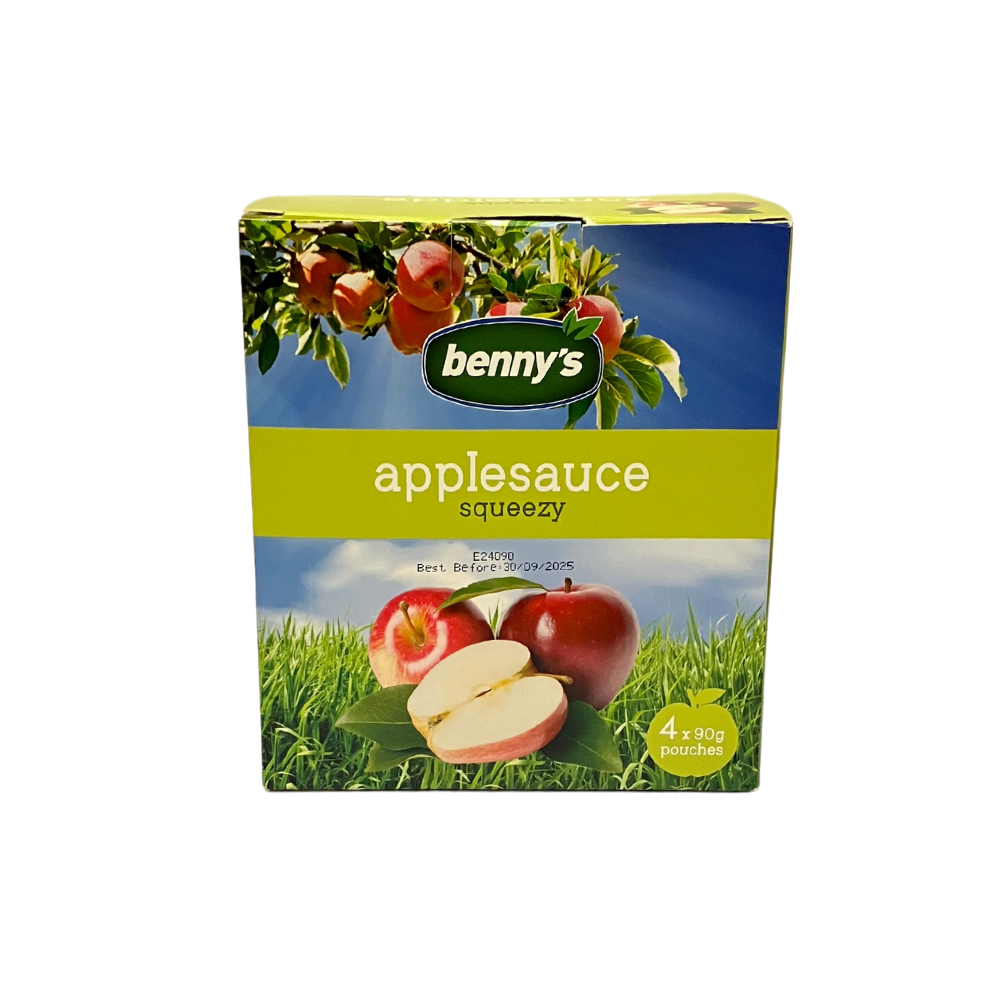 Benny's Squeezy Apple Sauce 4 x 90g