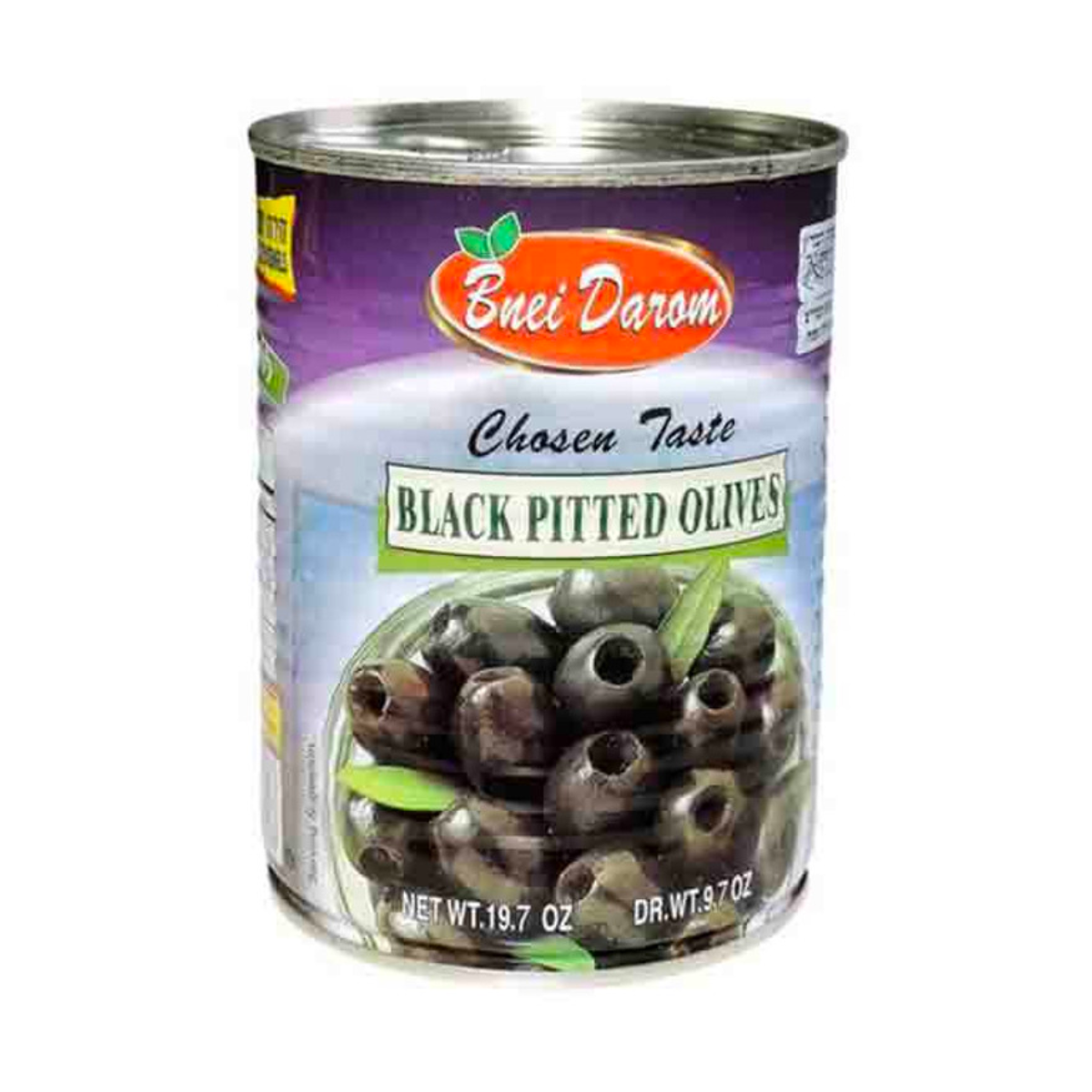 Bnei Darom Pitted Black Olives 560g