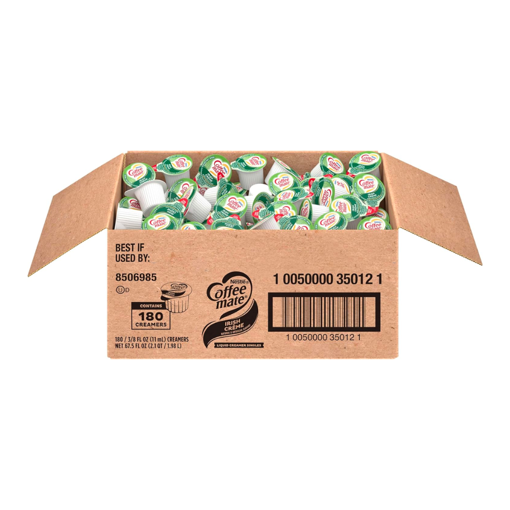 Coffee Mate Irish Creme 180 Single Serve 1.98 Ltr