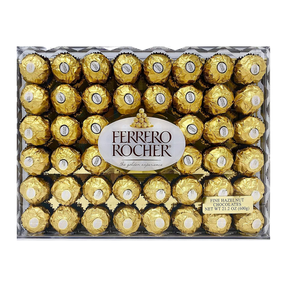 Ferrero Rocher Hazelnut Chocolates 48 Pieces 600g