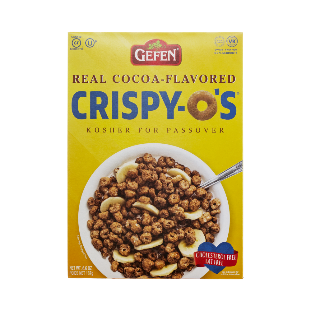Gefen Crispy O's Cereal Cocoa 187g