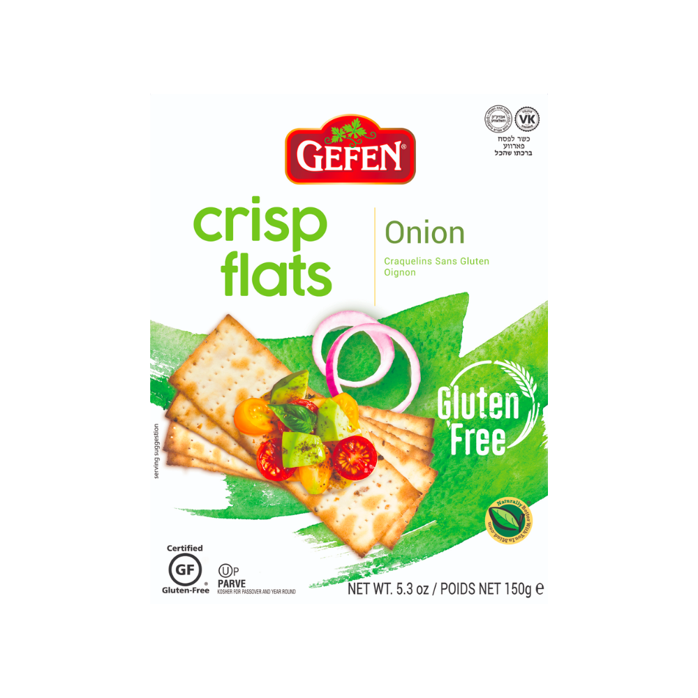 Gefen Crisp Flats Gluten Free Onion 150g