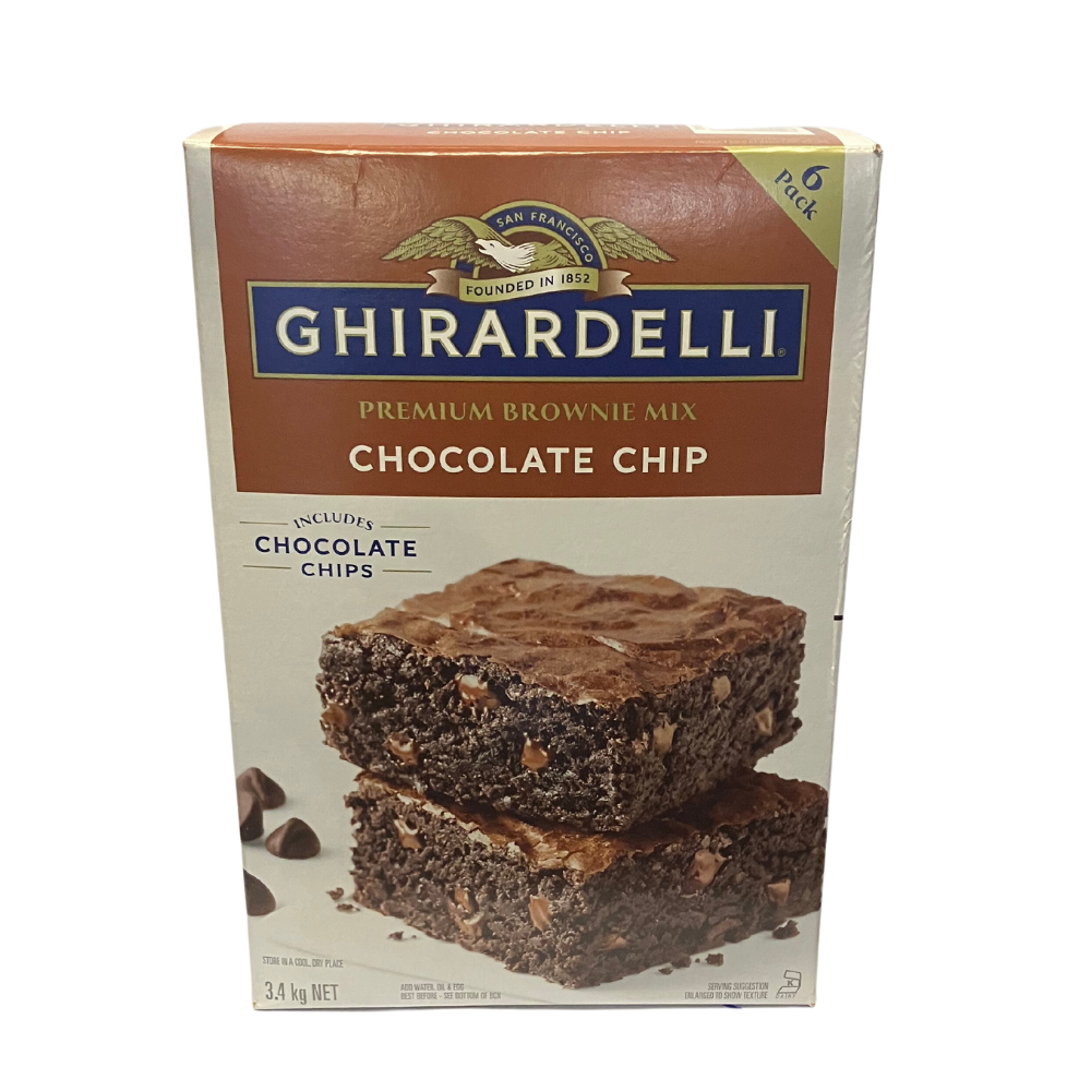 Ghirardelli Premium Chocolate Chip Brownie Mix 3.41kg