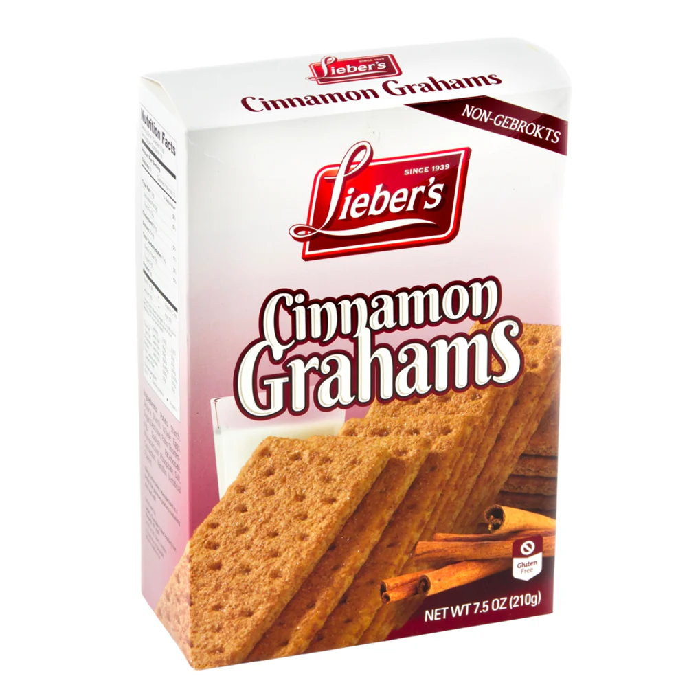 Liebers Gluten Free Cinnamon Graham Crackers 210g
