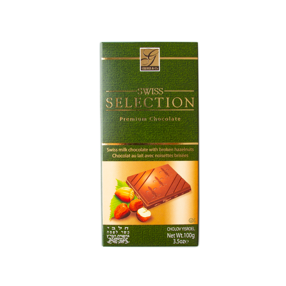 Gross Swiss Selection Milk Chocolate With Hazelnuts 100g