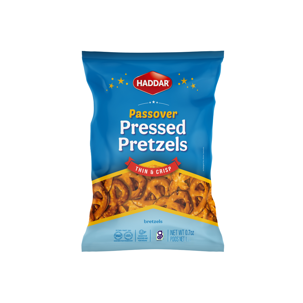 Haddar Gluten Free Pressed Pretzels 20g