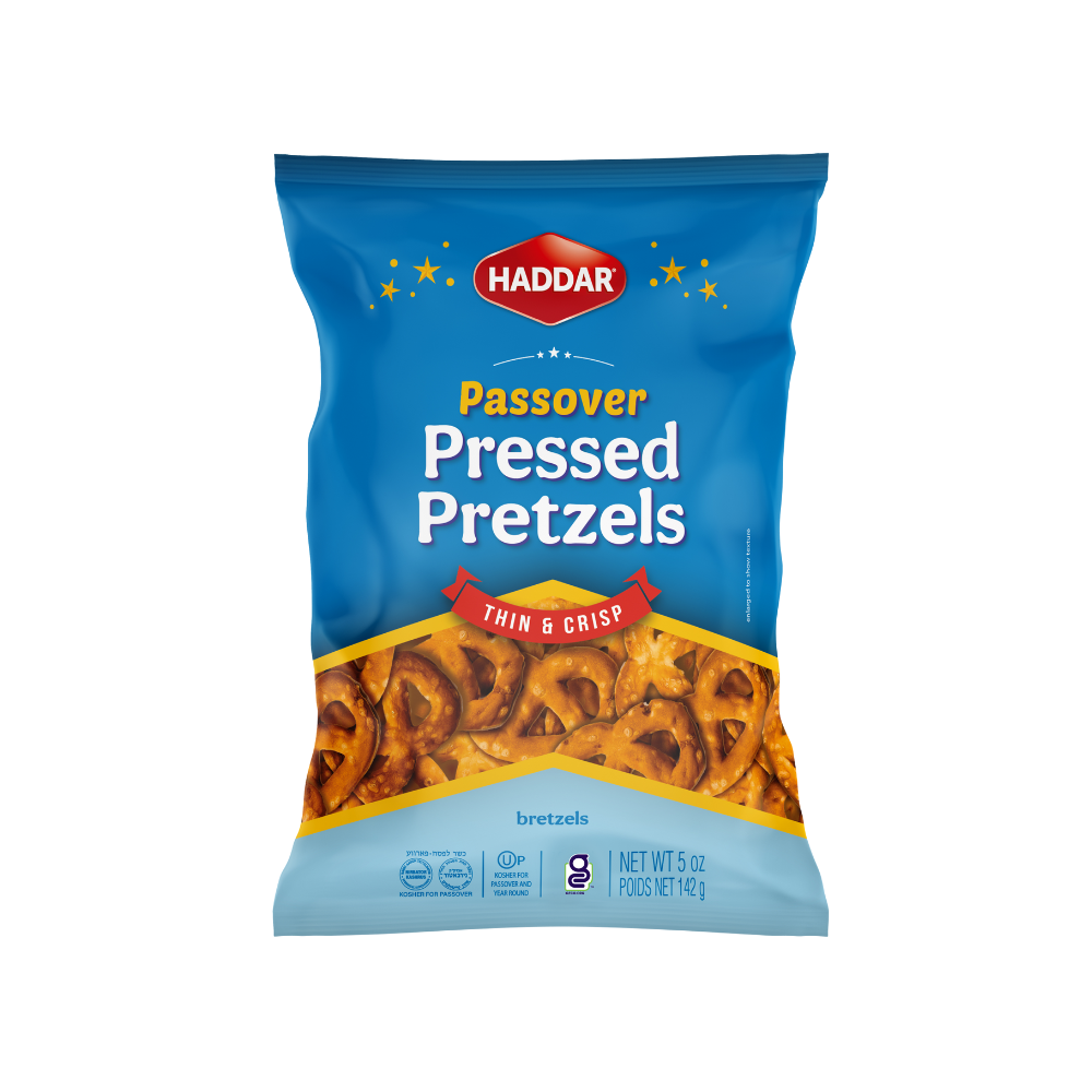 Haddar Gluten Free Pressed Pretzels 140g
