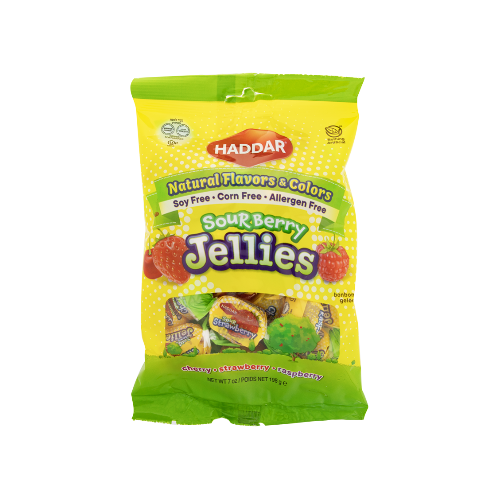 Haddar Sour Berry Fruit Jellies 198g