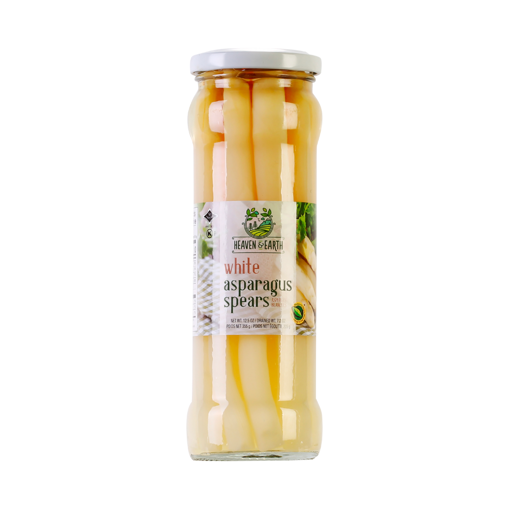 Heaven & Earth White Asparagus Spears 355g