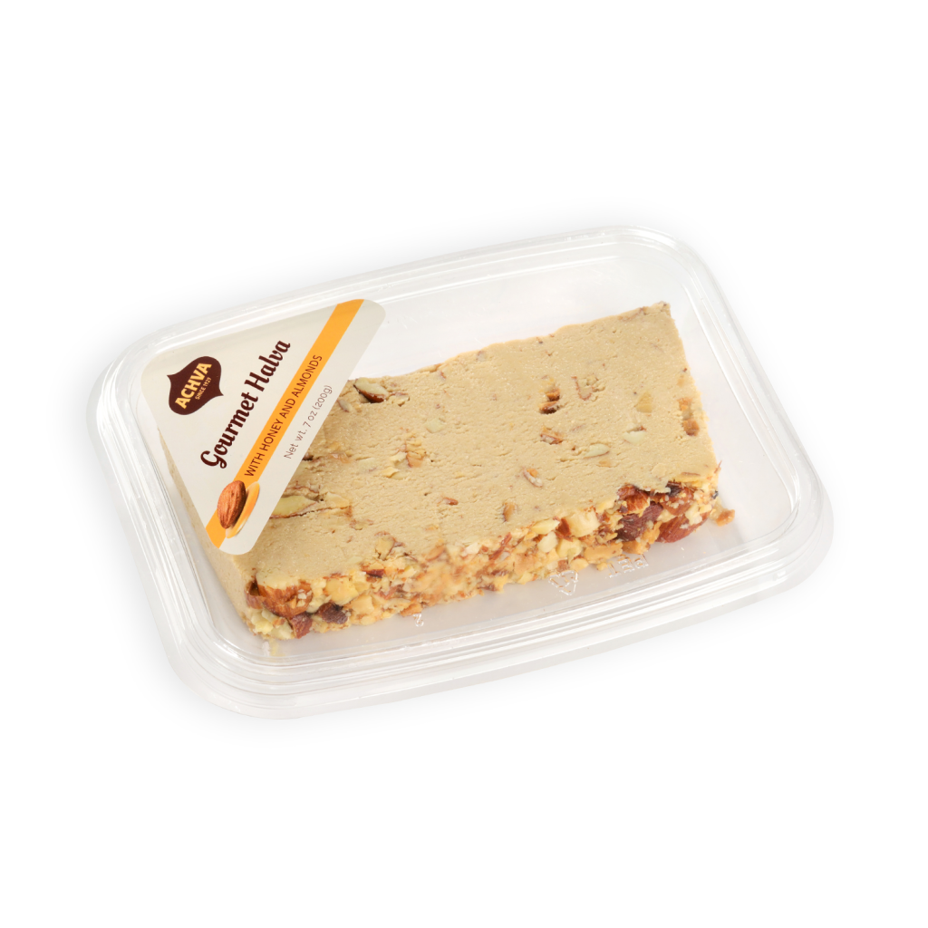 Achva Gourmet Halva with Honey & Almonds 200g
