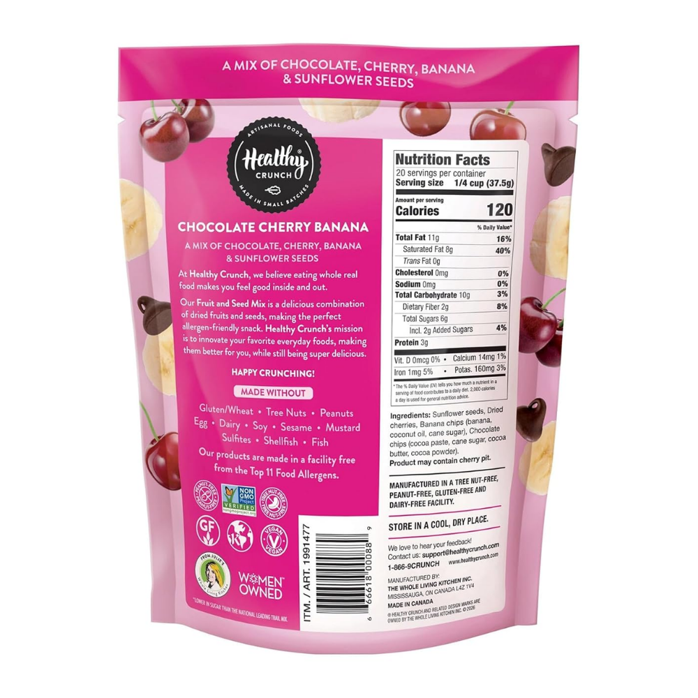 Healthy Crunch Chocolate Cherry Banana Mix 737g