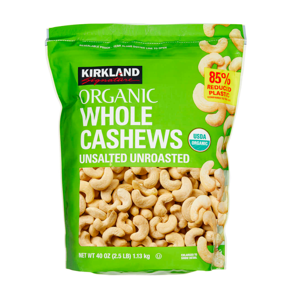 Kirkland Signature Organic Cashews 1.13kg