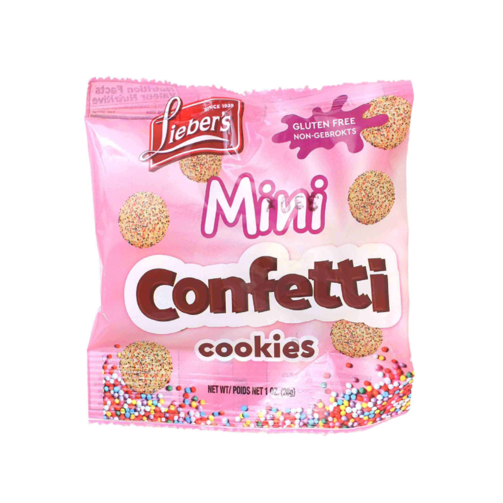 Liebers Gluten Free Confetti Cookies 28g