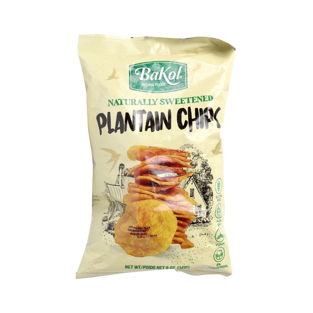 Bakol Naturally Sweetened Plantain Chips 140g