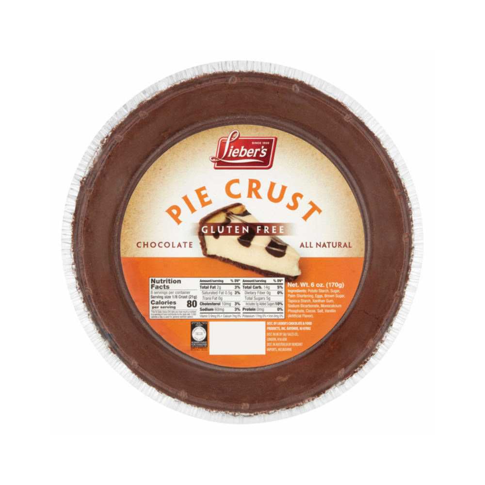 Liebers Gluten Free Chocolate Pie Crust 170g