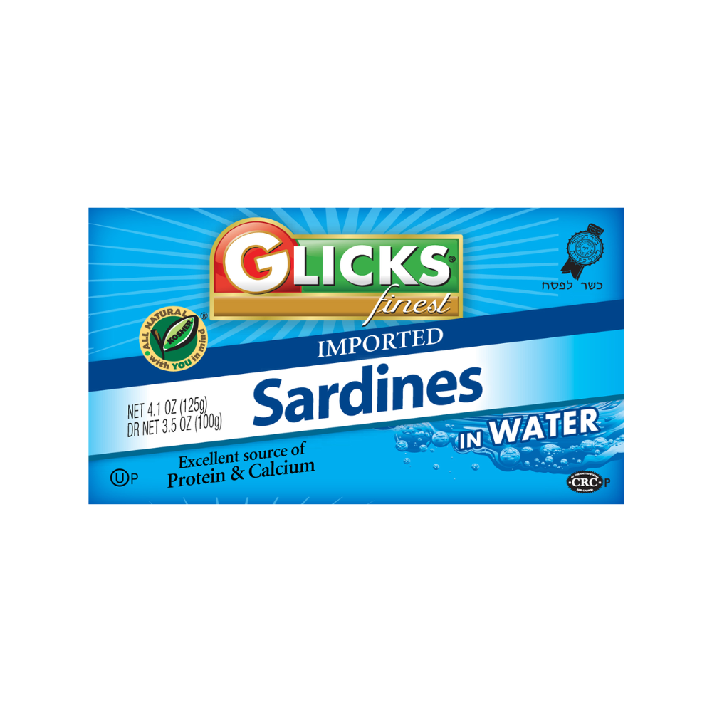 Glicks Sardines In Water 125g