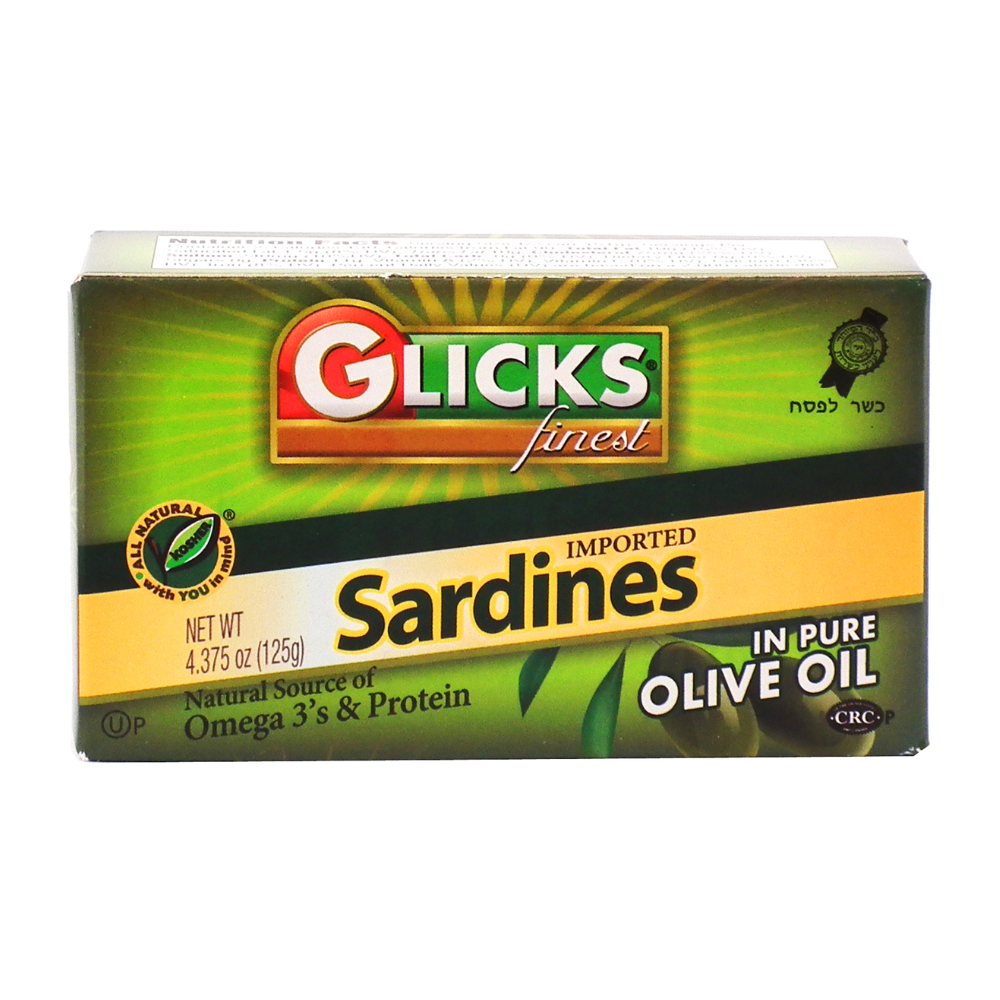 Glicks Sardines In Olive Oil 125g