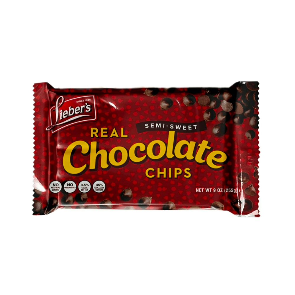 Liebers Semi Sweet Real Chocolate Chips 255g