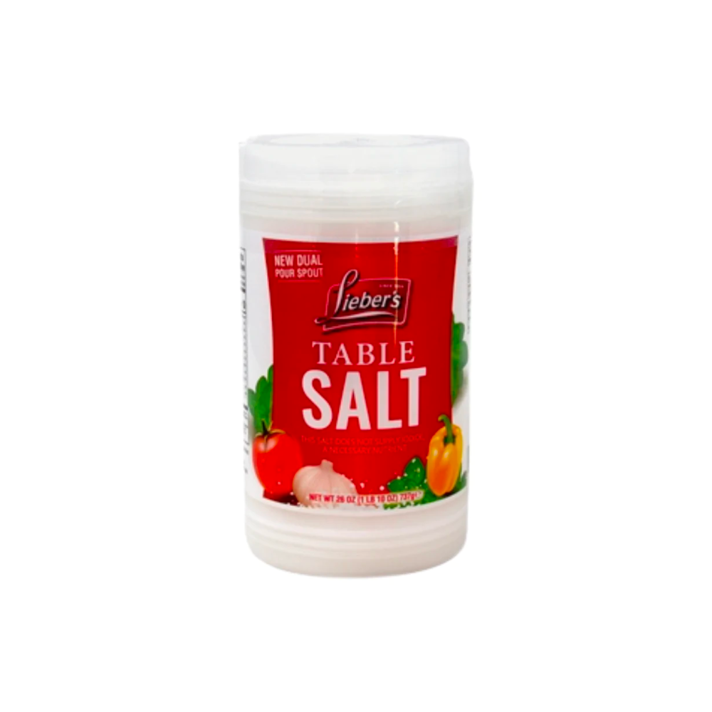 Liebers Table Salt 737g