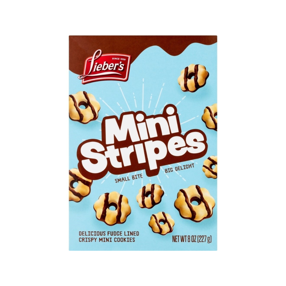 Liebers Gluten Free Stripe Delights Cookies 250g