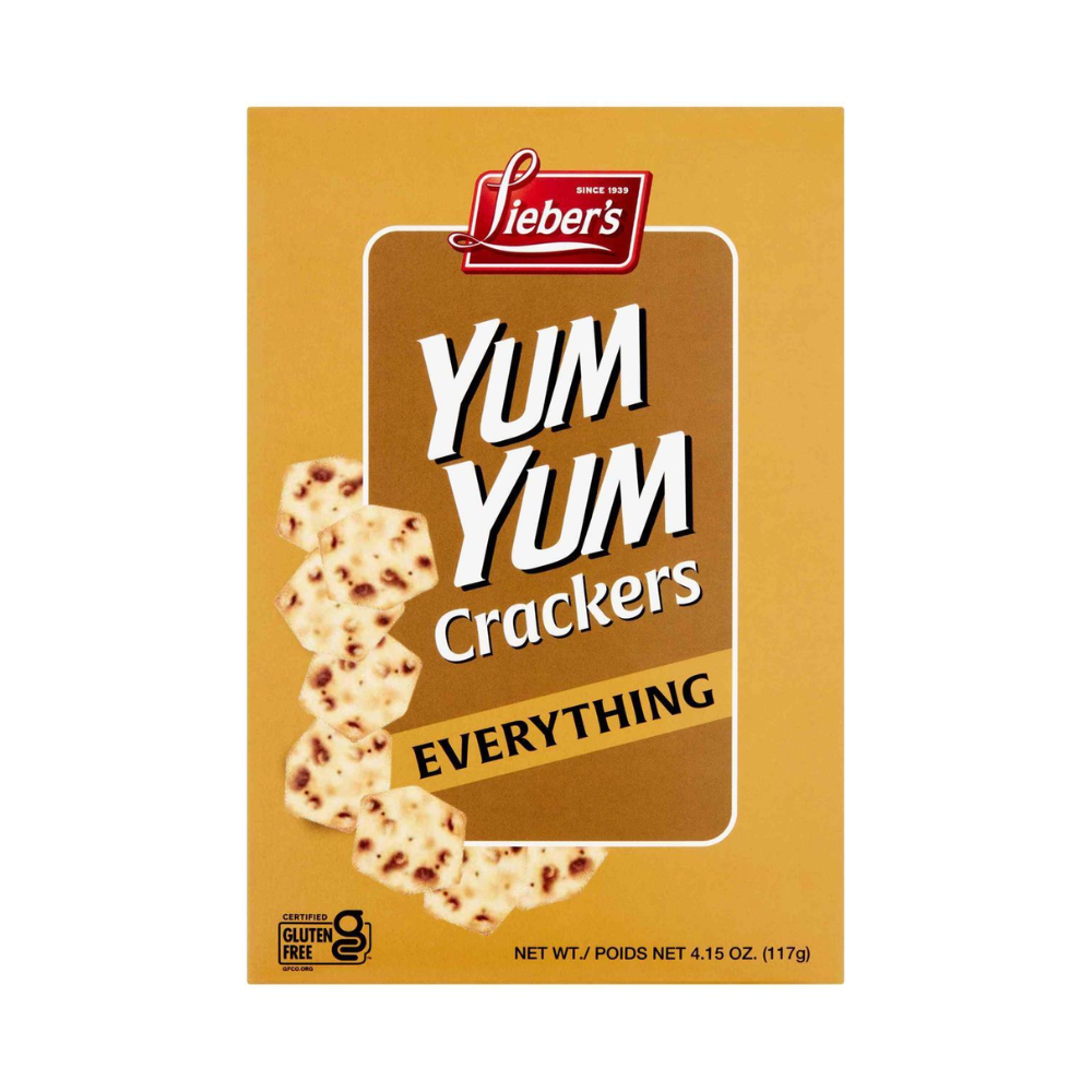 Liebers Gluten Free Yum Yum Crackers Everything 117g