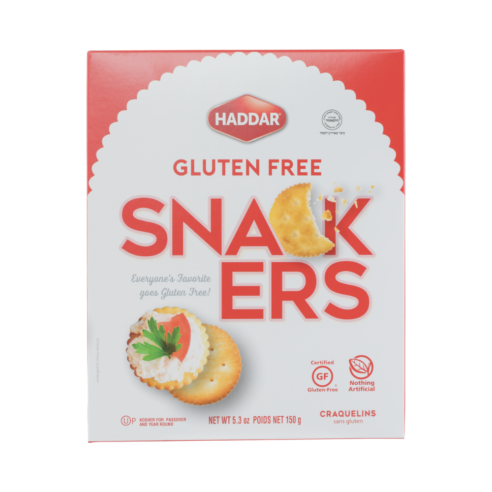 Haddar Gluten Free Snackers 150g