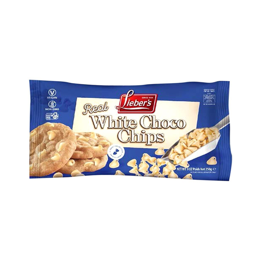 Liebers Real White Chocolate Chips 250g