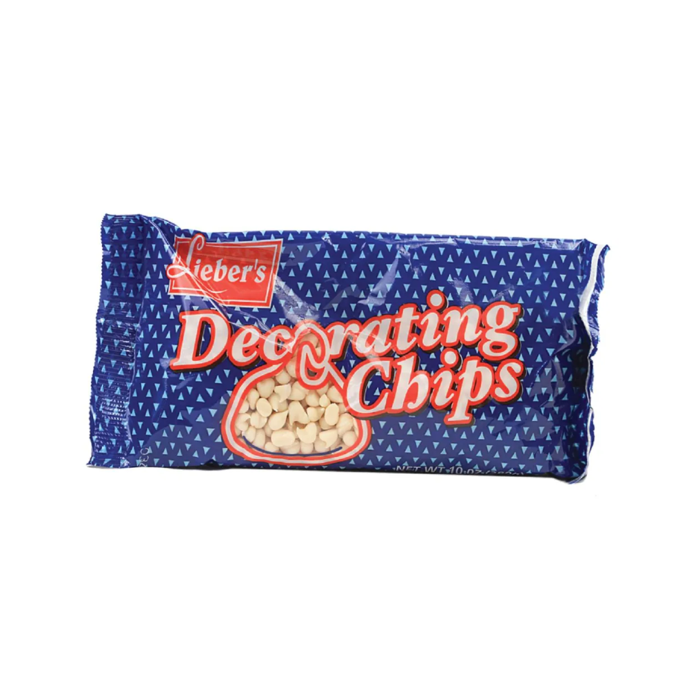 Liebers White Decorating Chips 250g