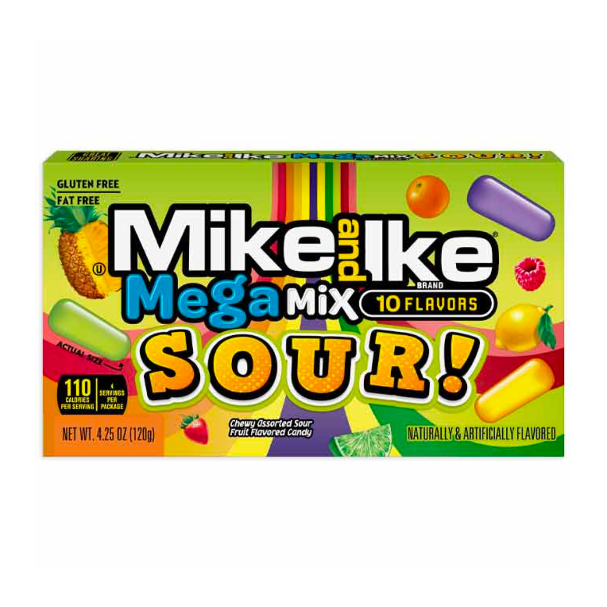Mike & Ike Mega Mix Sour 120g