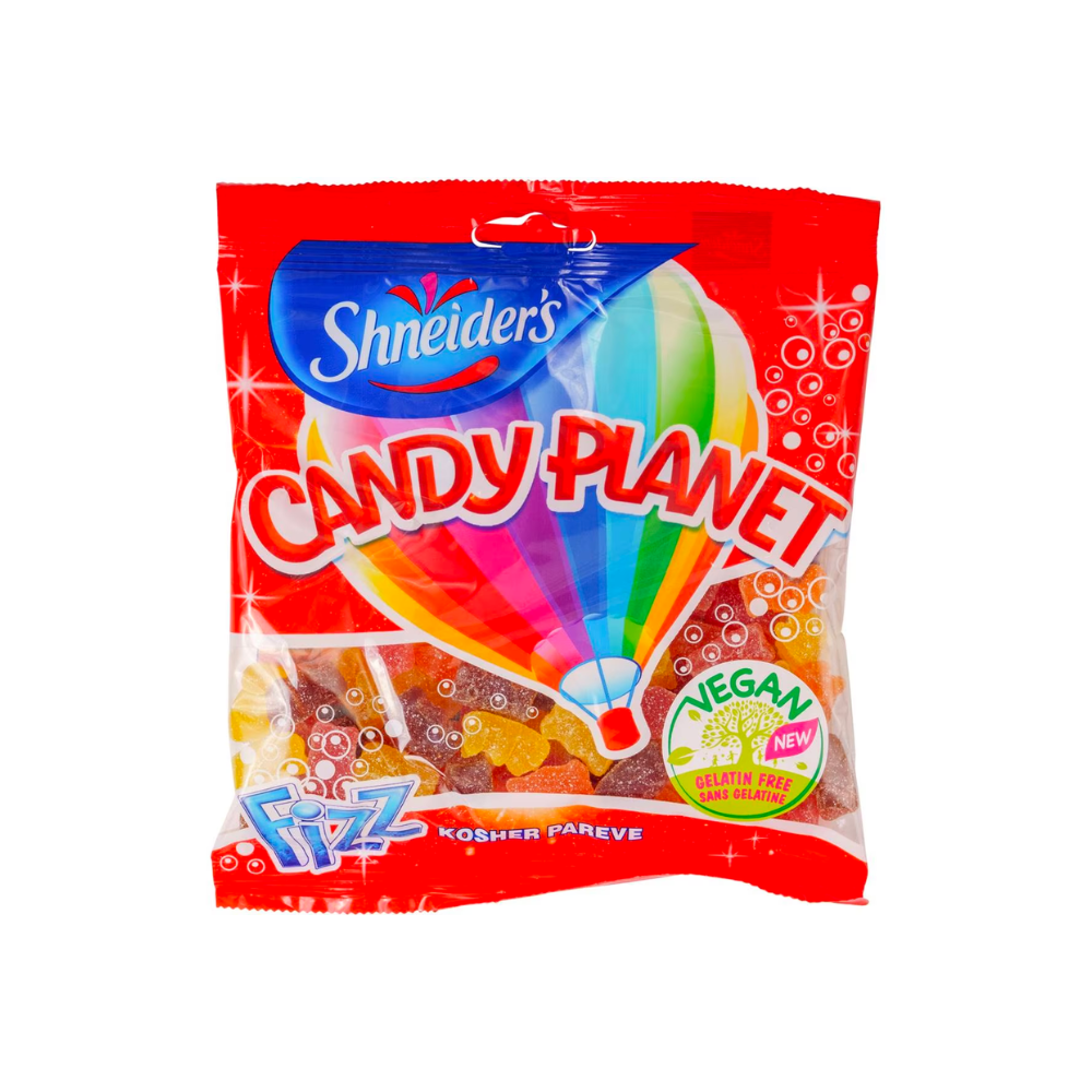 Shneiders Candy Planet Fizz Vegan Gummy Bears 150g