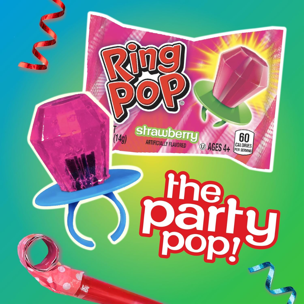 Bazooka Ring Pops 24 x 14g – Solly's Online Grocery