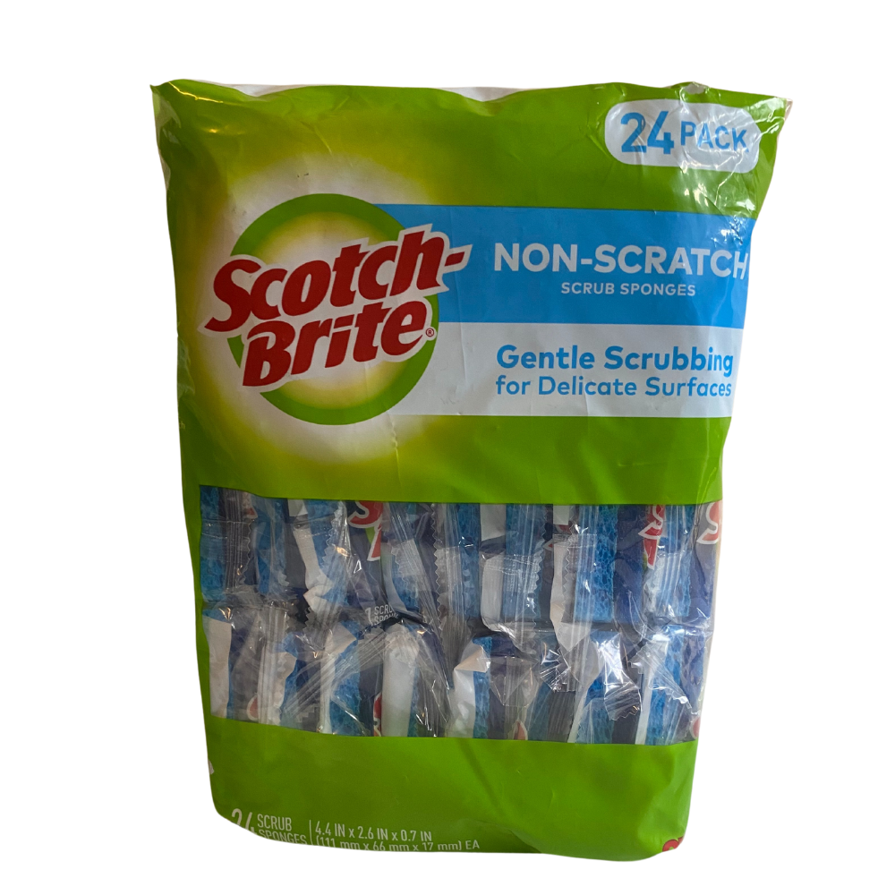Scotch-Brite Non Scratch Scrub Sponges 24 Pack
