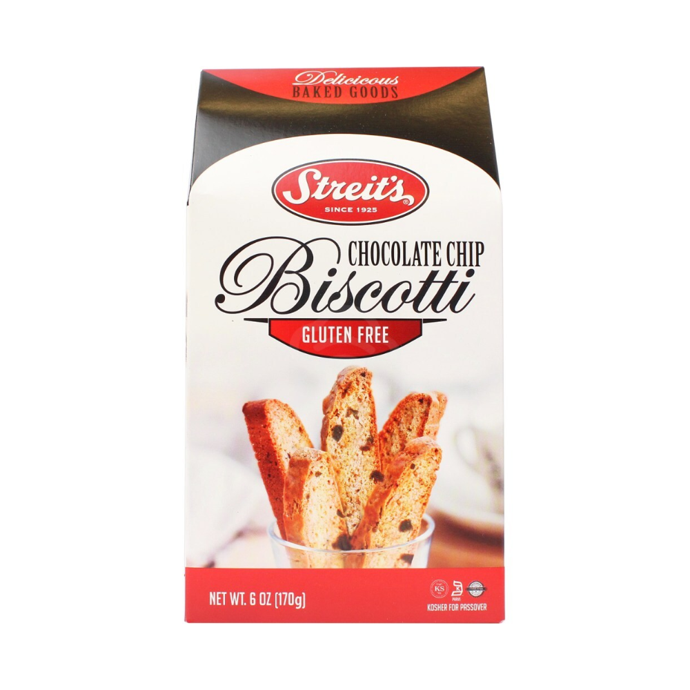 Streit's Chocolate Chip Biscotti Gluten Free 170g