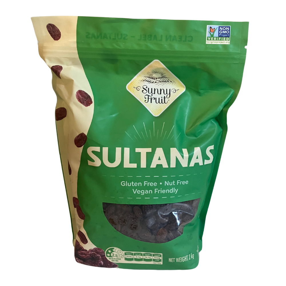 Sunny Fruit Sultanas 2 kg – Solly's Online Grocery