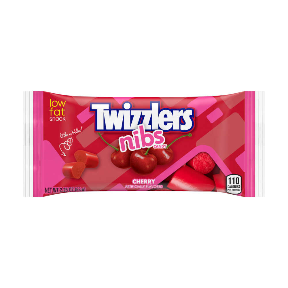 Twizzlers Nibs Cherry Flavour 63g