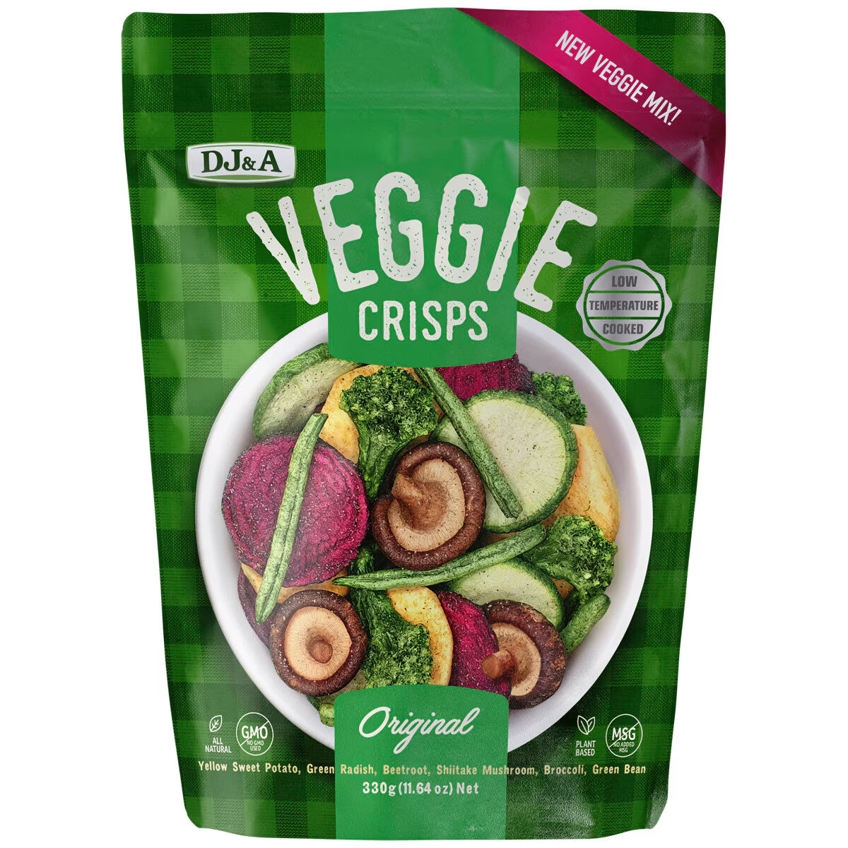 DJ&A Veggie Crisps 330g