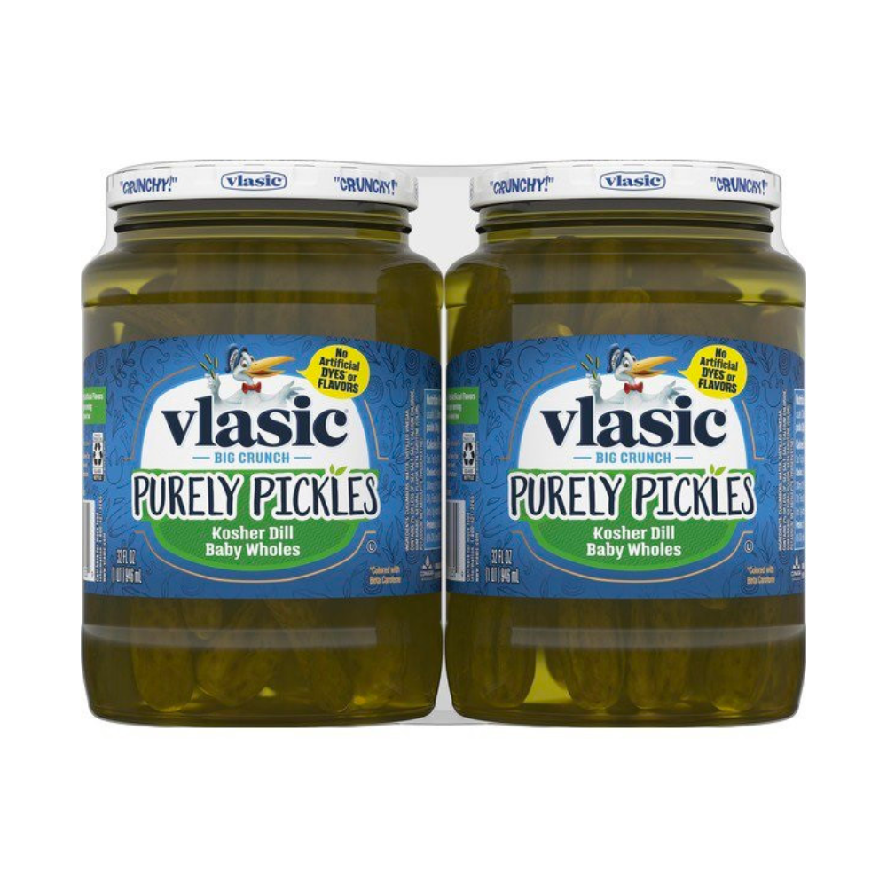 Vlasic Kosher Dill Purely Pickles 946ml x 2