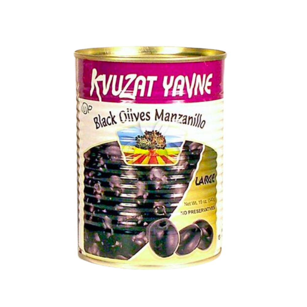 Kvuzat Yavne Whole Black Olives 540g