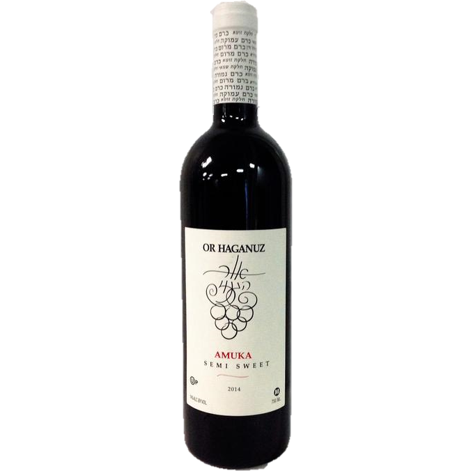 Or Haganuz Amuka Semi Sweet 750ml