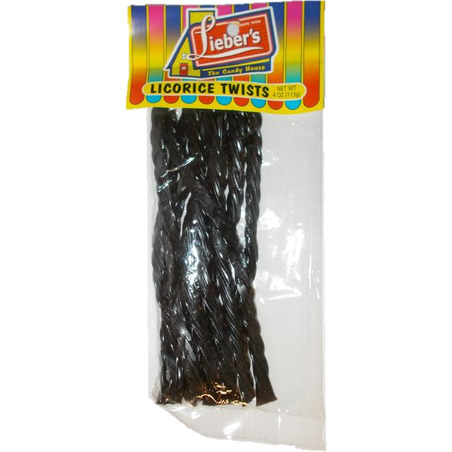 Liebers Black Liquorice Twists 113g