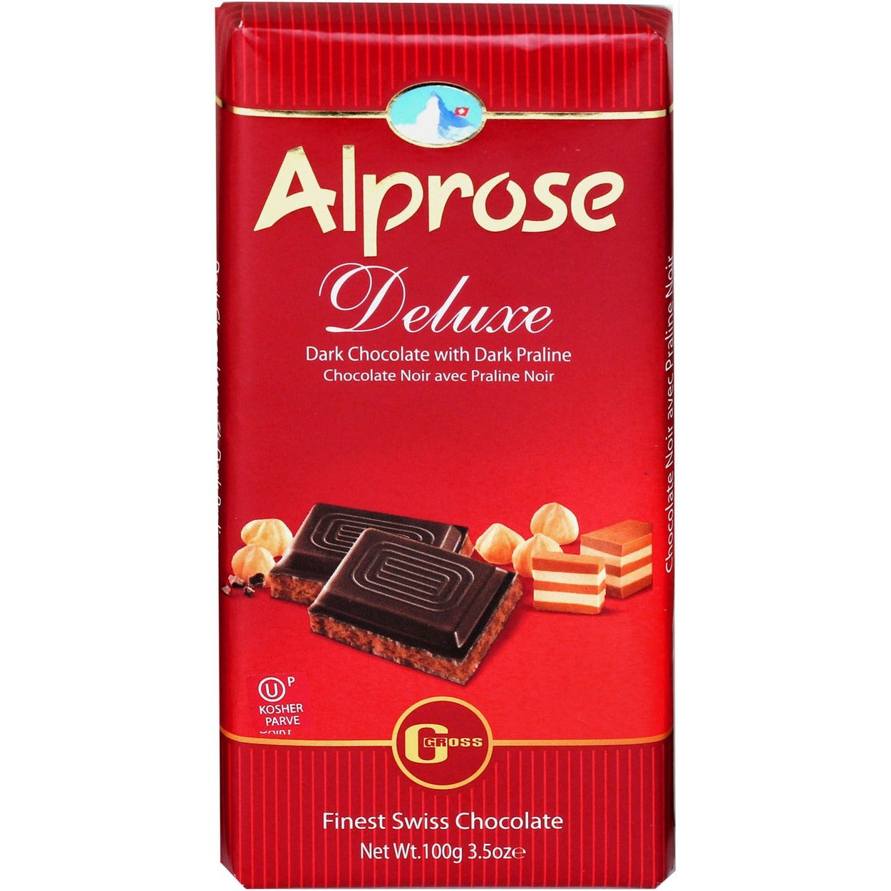 Alprose Dark Deluxe Chocolate 100g