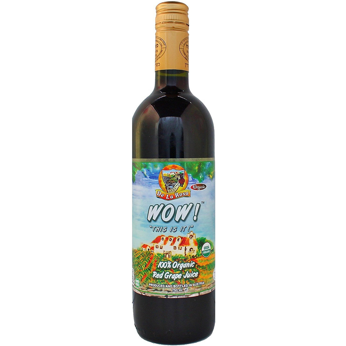 De La Rosa Organic Red Grape Juice 750ml