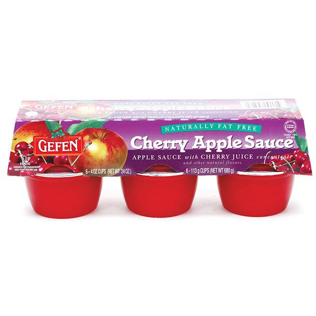 Gefen Cherry & Apple Sauce 6-Pack x 113g