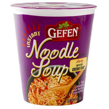 Gefen Instant Noodle Soup Hearty Chicken 70g x 12