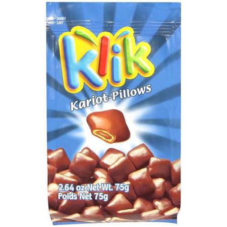 Klik Nougat Filled Kariot Pillows 75g