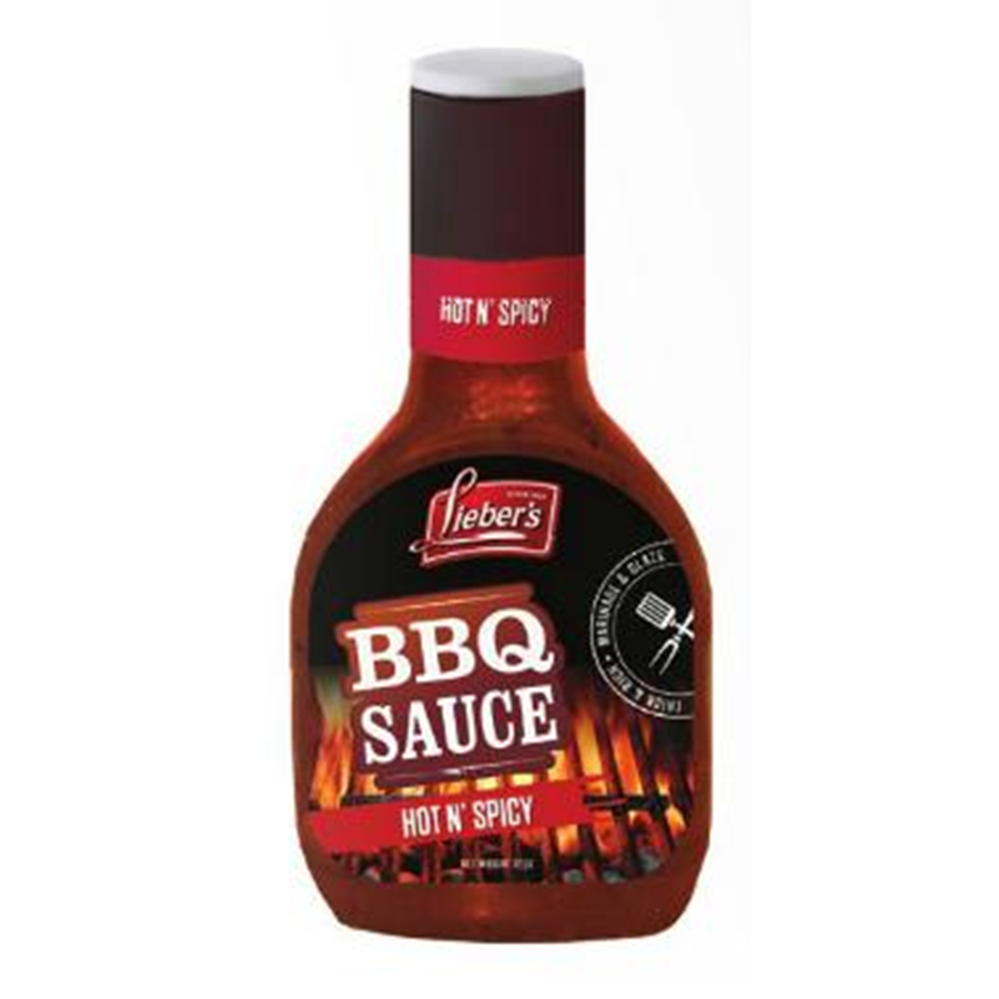 Liebers Bbq Sauce Hot & Spicy 510g