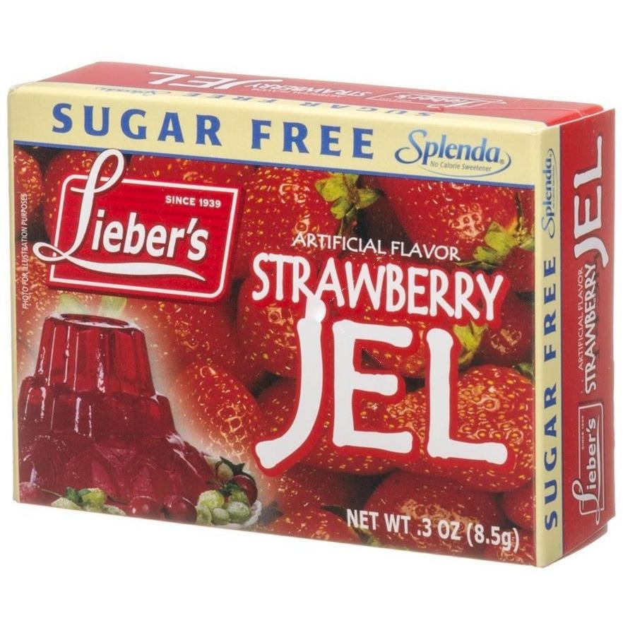 Liebers Sugar Free Stawberry Jelly 8.5g