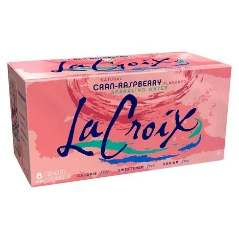 La Croix Sparkling Water Cran-Raspberry 355ml x 12
